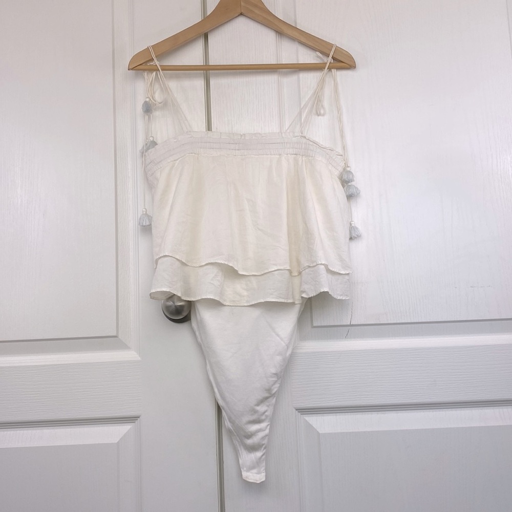 Intimately Free People No Lies Tassle Strap Bodysuit - Picture 3 of 10